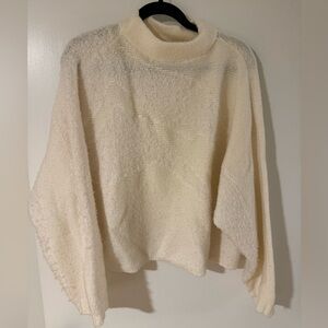 Abercrombie & Fitch Cream Turtleneck Sweater
